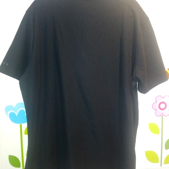 Oakley Hydrolix Poseidon Clubhouse Black Polo Shirt Men's Size 2XL - Picture 2 of 5